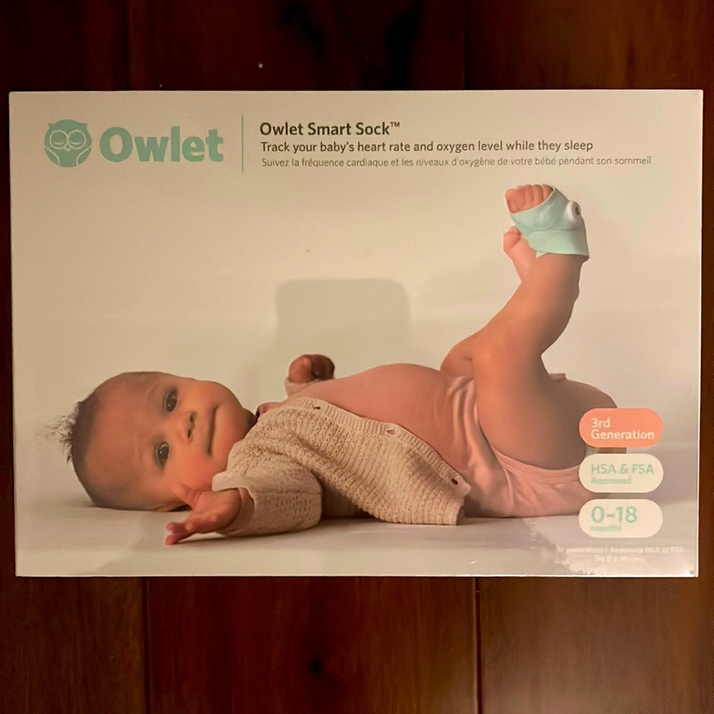 Brand New Owlet Smart Sock 3rd Generation